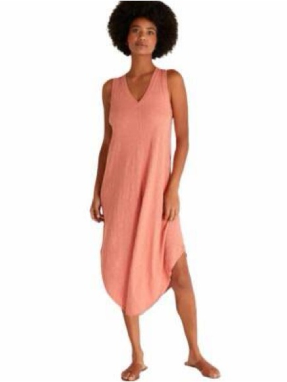 Z Supply the reverie cotton slub dress - canyon rose - Medium